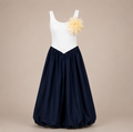 Vestido midi Julieta azul