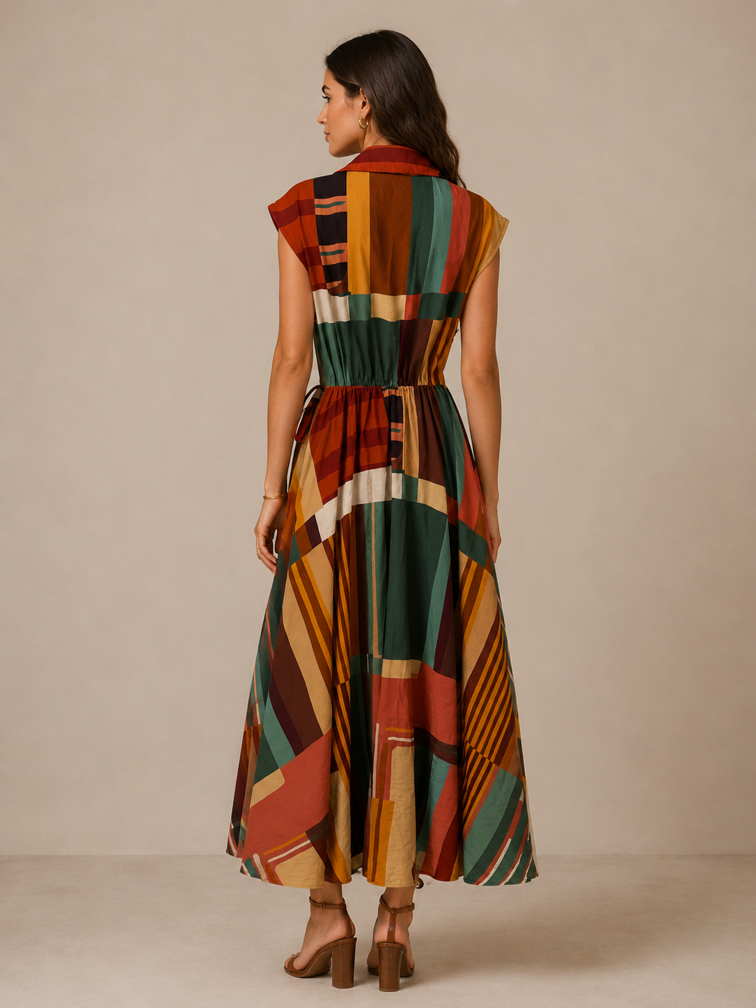 Vestido midi cruzado Giulia