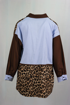 Camisa manga larga leopardo