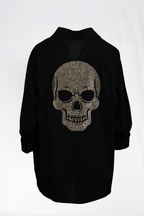 Camisa con calavera color negra