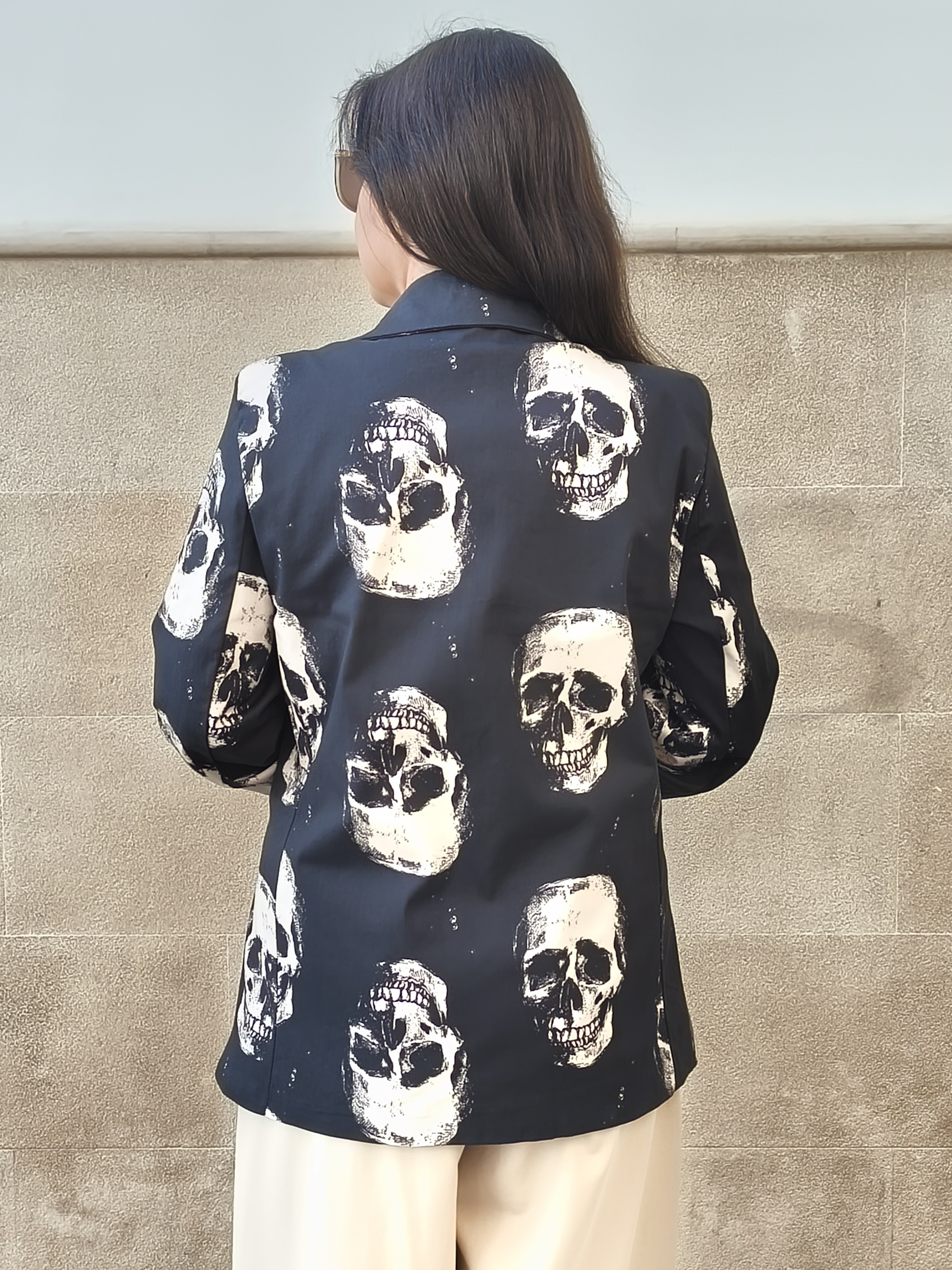 Blazer calaveras color negro