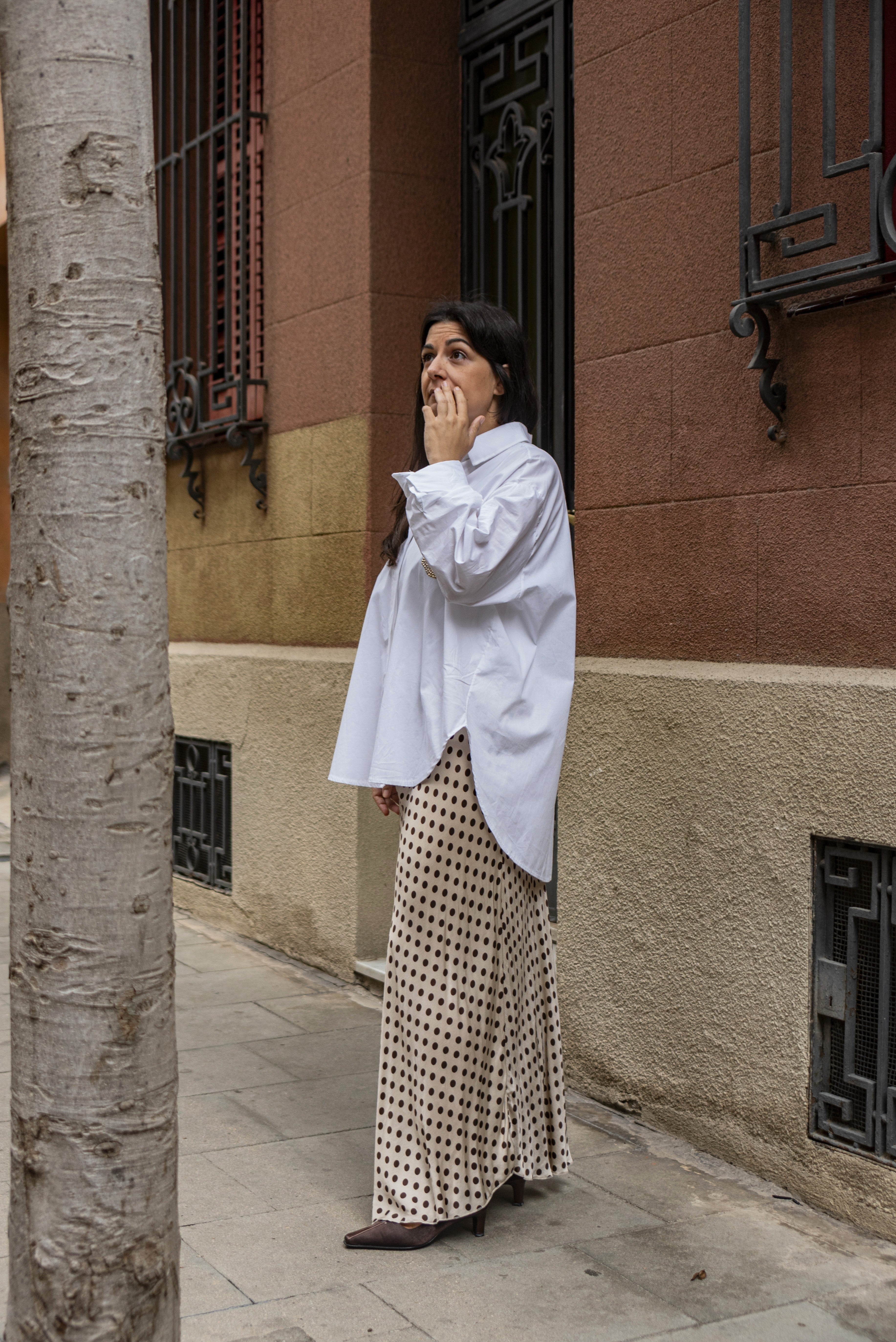 Camisa con calavera color blanco