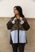 Camisa manga larga leopardo