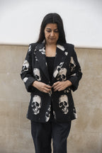 Blazer calaveras color negro