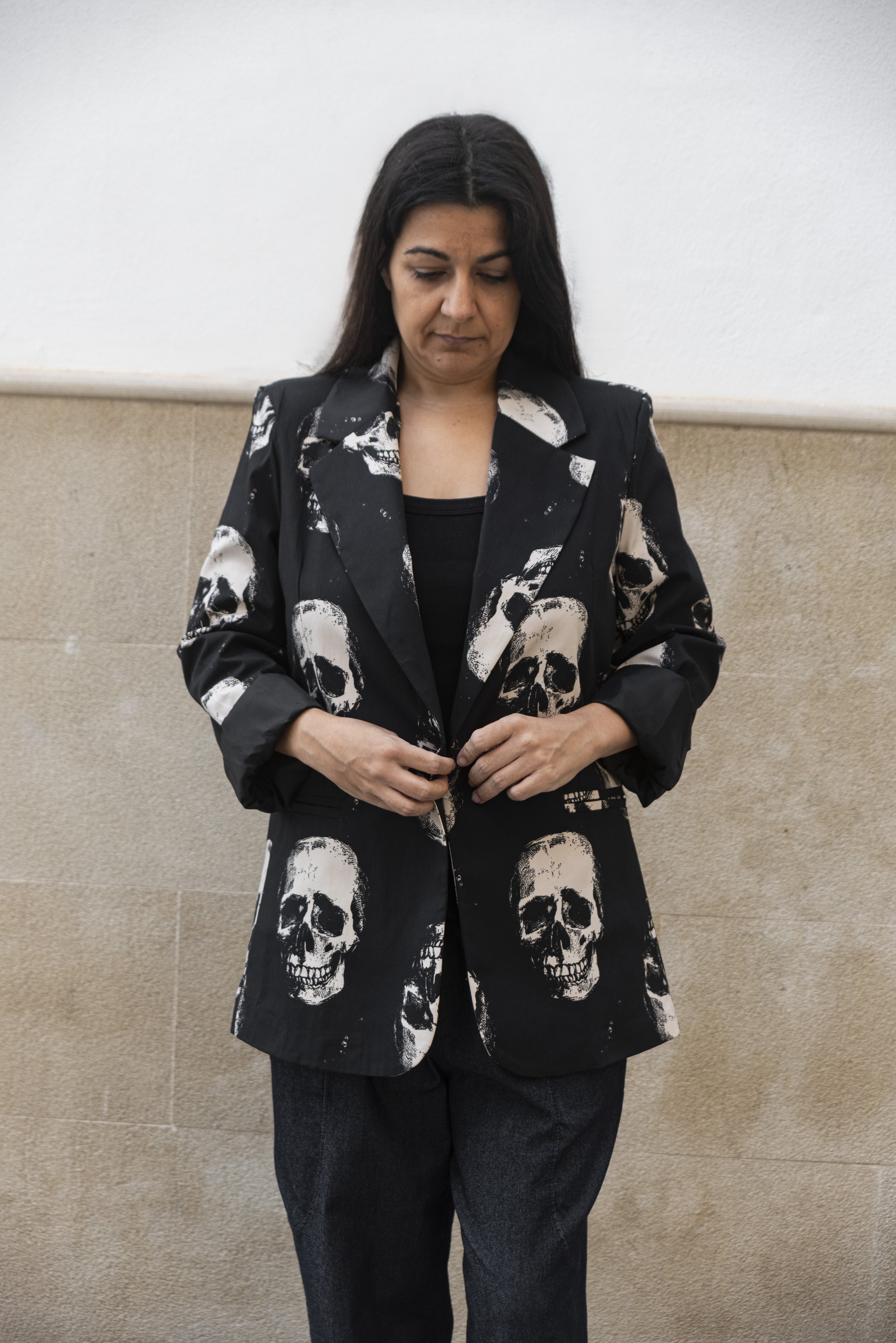 Blazer calaveras color negro