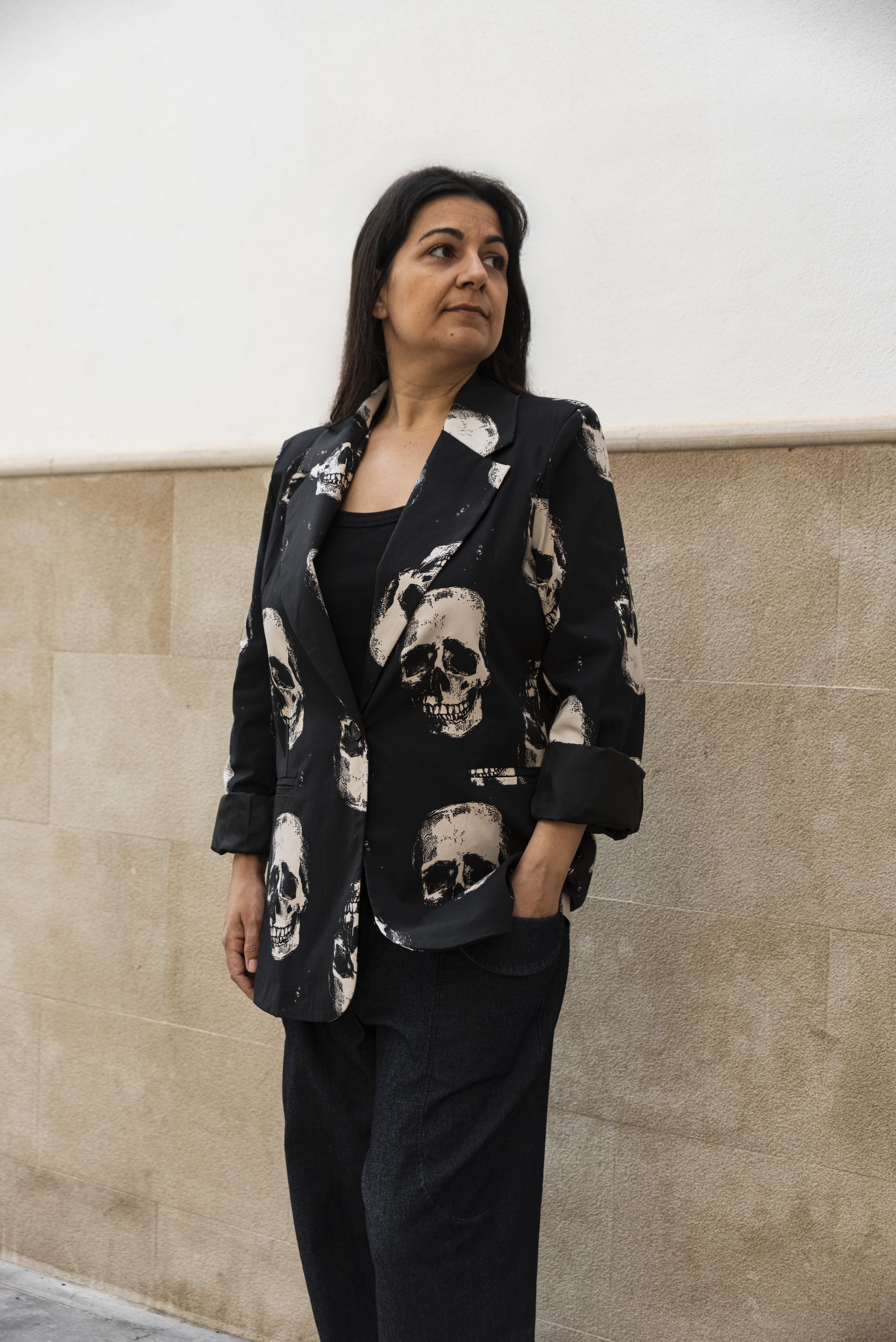 Blazer calaveras color negro