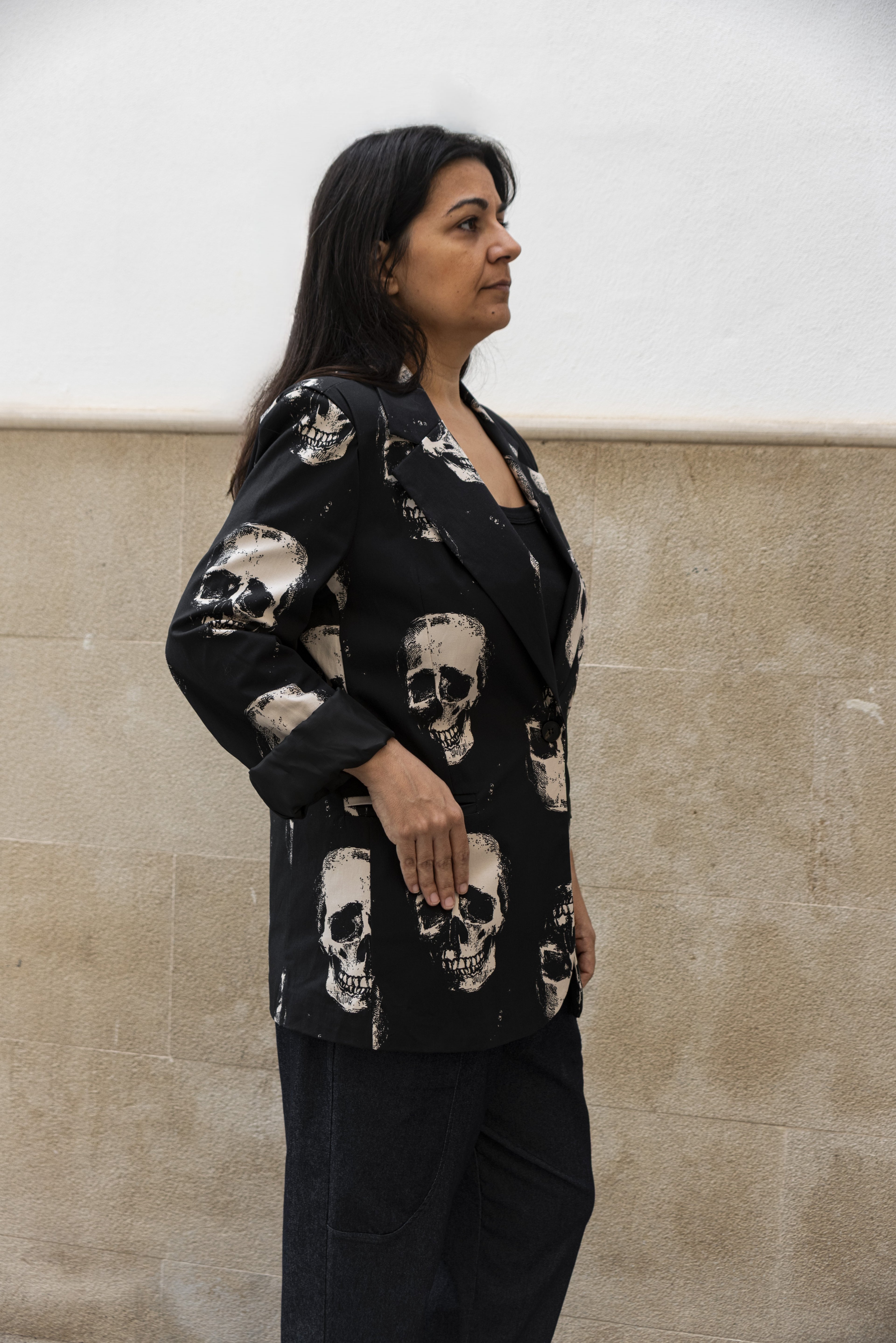 Blazer calaveras color negro