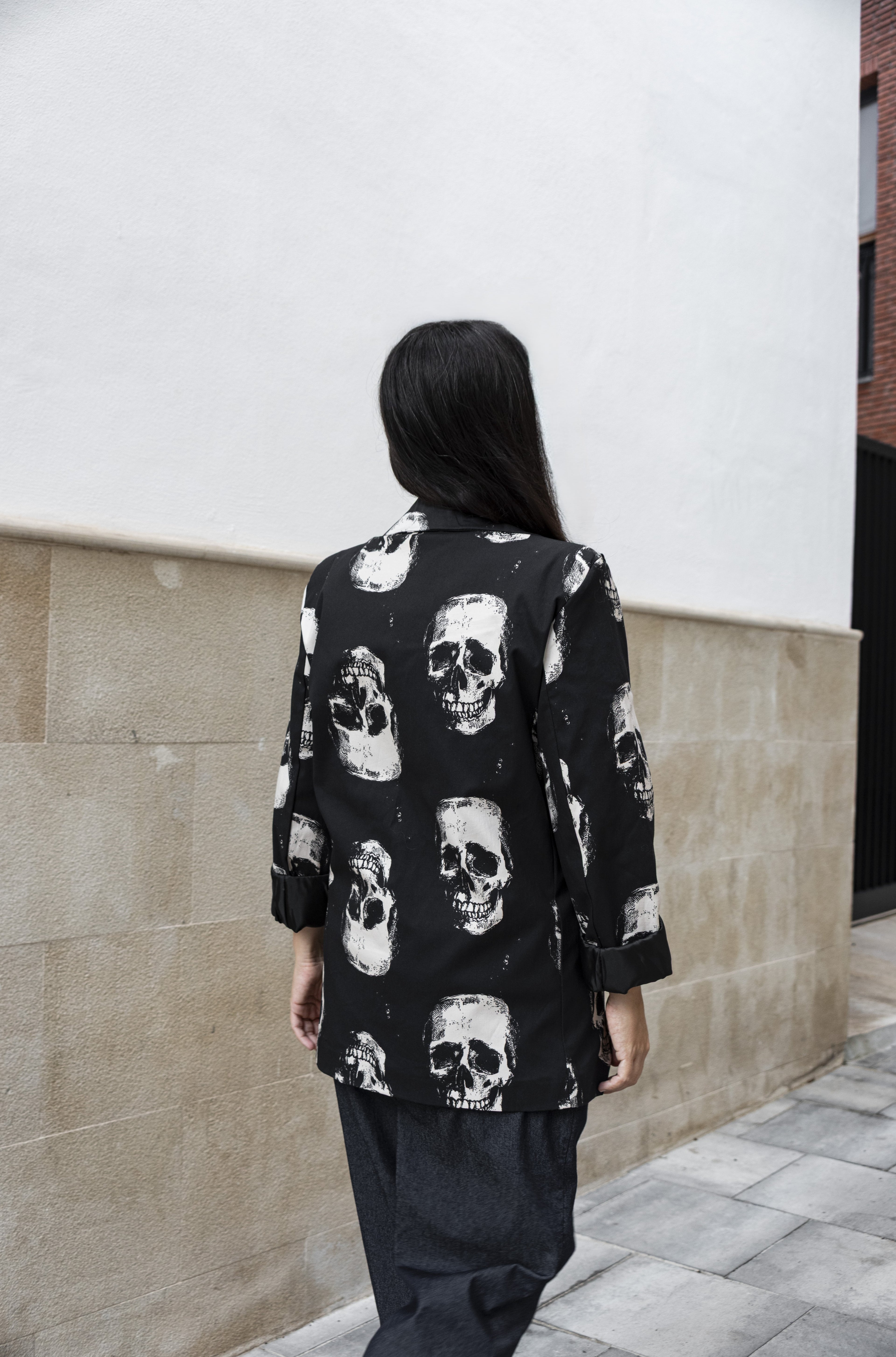 Blazer calaveras color negro