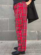 Pantalón de pitillo a cuadros