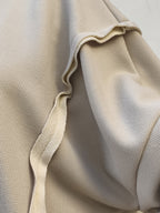 Sudadera estilo oversize beige