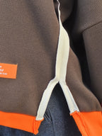 Sudadera estilo oversize marrón